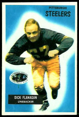 Dick Flanagan 1955 Bowman football card