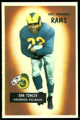 Dan Towler 1955 Bowman football card Dan Towler 1955 Bowman football card