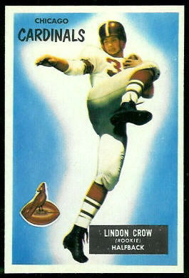 Lindon Crow 1955 Bowman football card