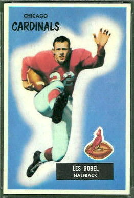 Les Goble 1955 Bowman football card