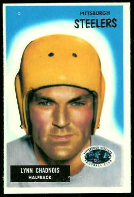 Lynn Chandnois 1955 Bowman football card