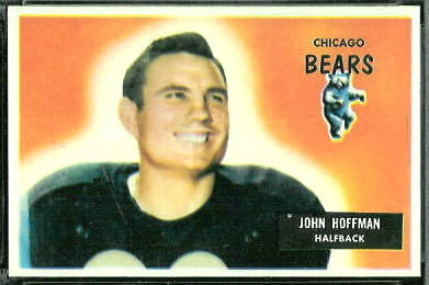 John Hoffman 1955 Bowman football card