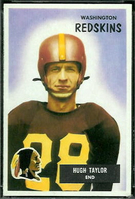 Hugh Taylor 1955 Bowman football card Hugh Taylor 1955 Bowman football card