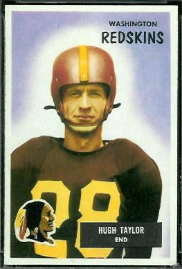 Hugh Taylor 1955 Bowman football card