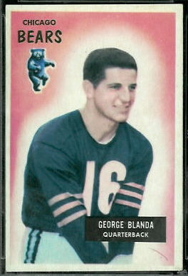 George Blanda 1955 Bowman football card