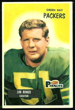 Jim Ringo 1955 Bowman football card