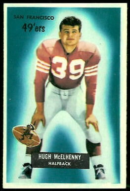 Hugh McElhenny 1955 Bowman football card