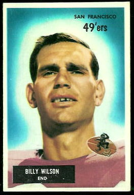 Billy Wilson 1955 Bowman football card