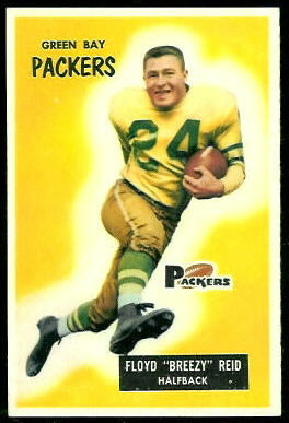 Floyd Reid 1955 Bowman football card