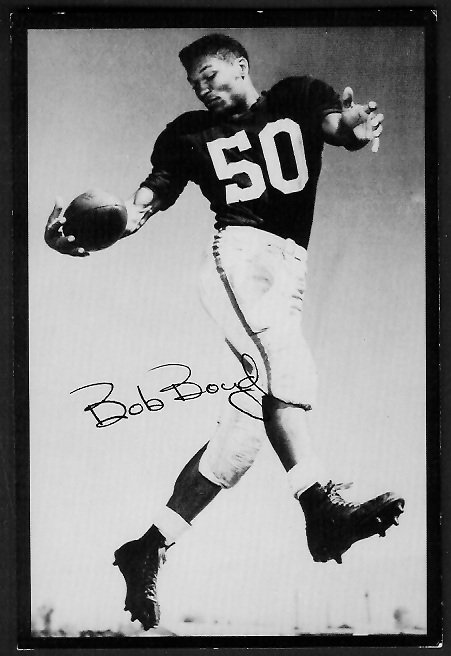 Bob Boyd 1955 Rams Team Issue football card