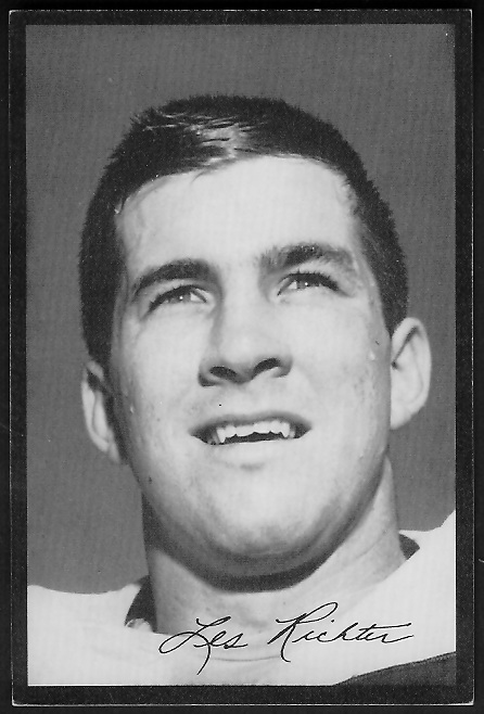 Les Richter 1955 Rams Team Issue football card