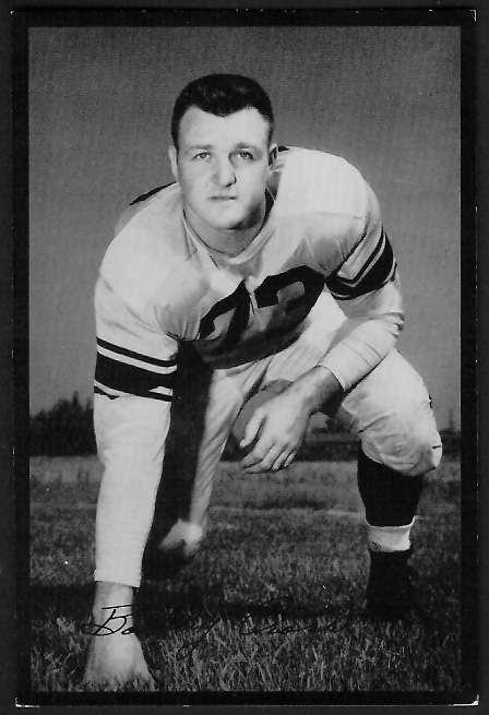 Bobby Cross 1955 Rams Team Issue football card