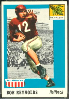 Bob Reynolds 1955 Topps All-American football card