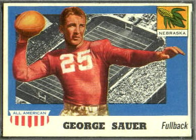 1955 Topps All-American #31: George Sauer Sr.