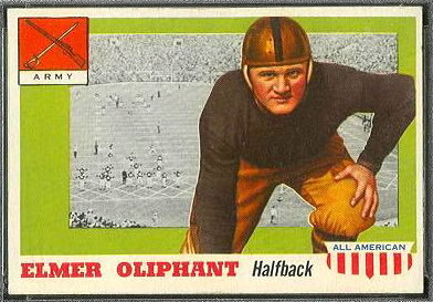 Elmer Oliphant 1955 Topps All-American football card