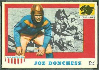 Joe Donchess 1955 Topps All-American football card