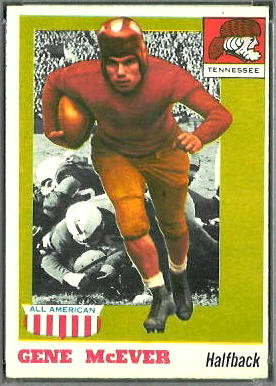 Gene McEver 1955 Topps All-American football card