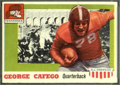 George Cafego 1955 Topps All-American football card George Cafego 1955 Topps All-American football card