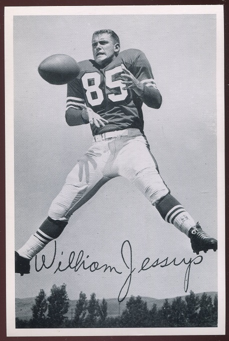 Bill Jessup 1956 49ers Team Issue football card