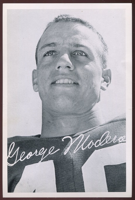 George Maderos 1956 49ers Team Issue football card