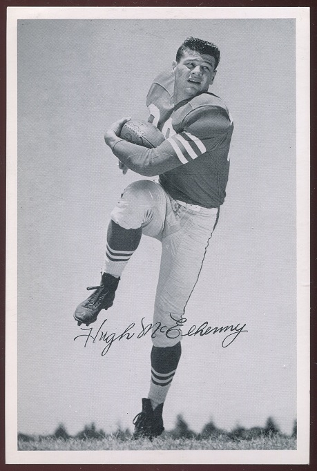 Hugh McElhenny 1956 49ers Team Issue football card
