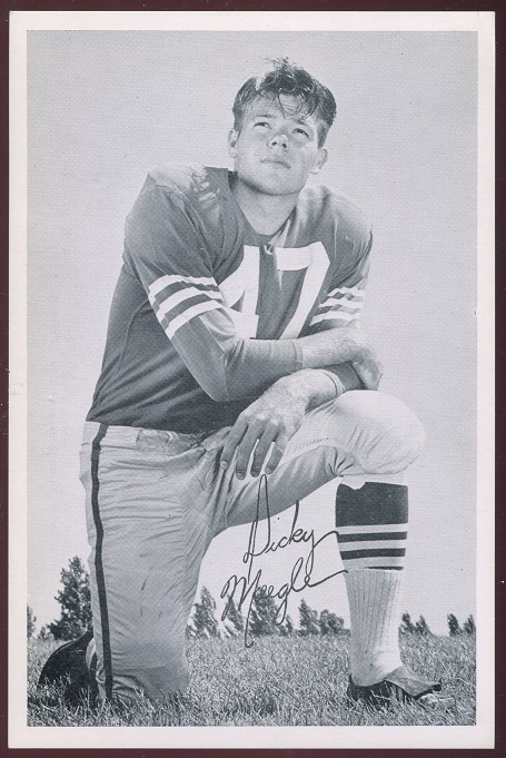 Dick Moegle 1956 49ers Team Issue football card