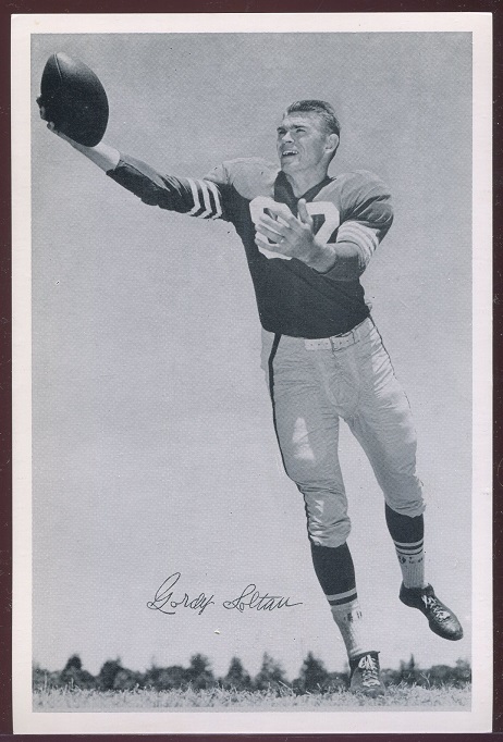 Gordon Soltau 1956 49ers Team Issue football card