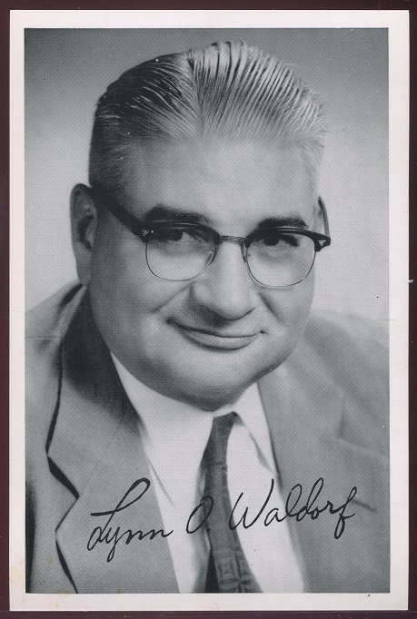 Pappy Waldorf 1956 49ers Team Issue football card Pappy Waldorf 1956 49ers Team Issue football card