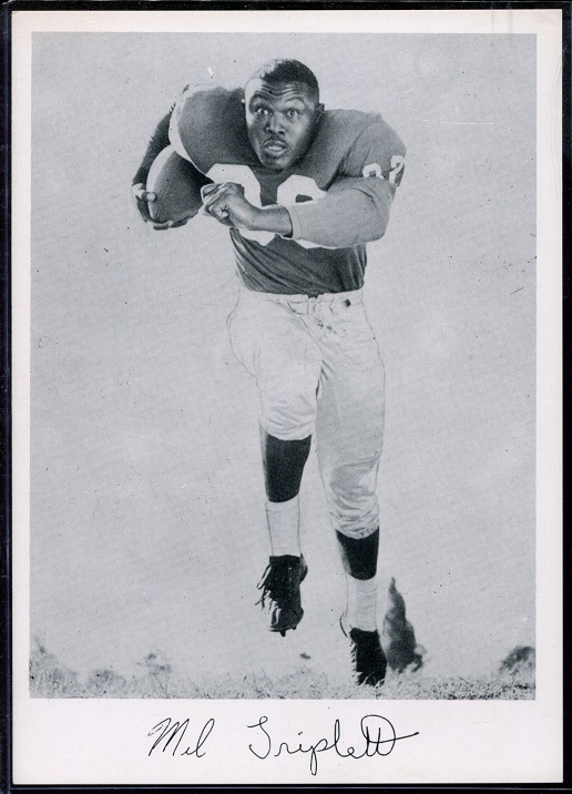 Mel Triplett 1956 Giants Team Issue football card