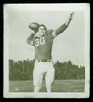 Larry Isbell 1956 Parkhurst football card