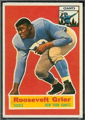 Roosevelt Grier 1956 Topps football card Roosevelt Grier 1956 Topps football card