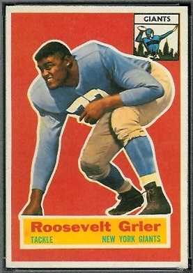 Roosevelt Grier 1956 Topps football card