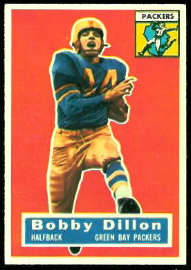 Bobby Dillon 1956 Topps football card