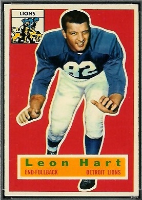 Leon Hart 1956 Topps football card