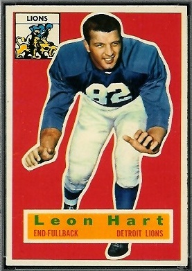 Leon Hart 1956 Topps football card Leon Hart 1956 Topps football card