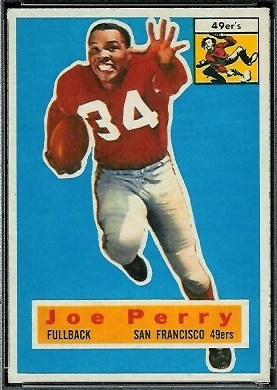 Joe Perry 1956 Topps football card