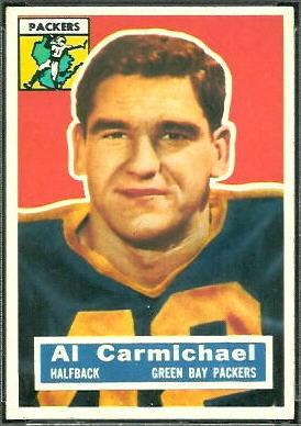 Al Carmichael 1956 Topps football card