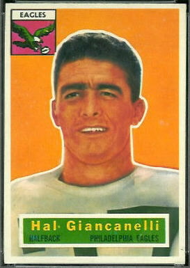 Harold Giancanelli 1956 Topps football card