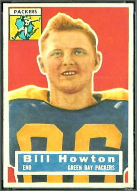 Bill Howton 1956 Topps football card