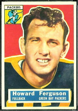 Howard Ferguson 1956 Topps football card