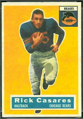 Rick Casares 1956 Topps football card