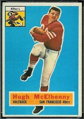 Hugh McElhenny 1956 Topps football card