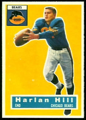 Harlon Hill 1956 Topps football card