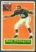 1956 Topps Bob Pellegrini football card