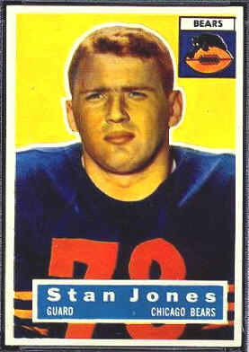 Stan Jones 1956 Topps football card