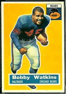 Bobby Watkins 1956 Topps football card
