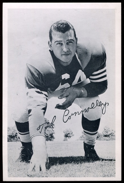 Ted Connolly 1957 49ers Team Issue football card