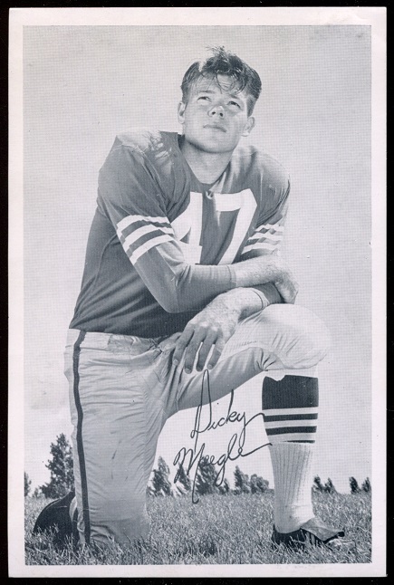 Dick Moegle 1957 49ers Team Issue football card