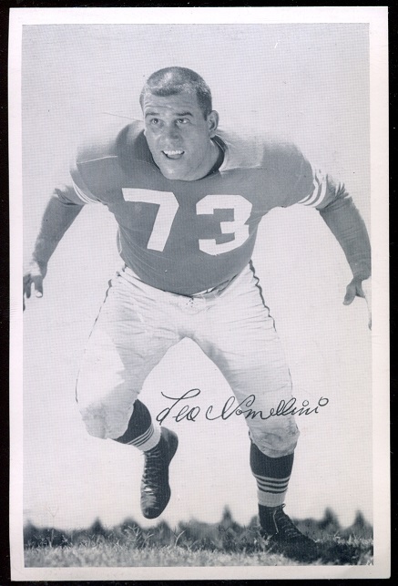 Leo Nomellini 1957 49ers Team Issue football card