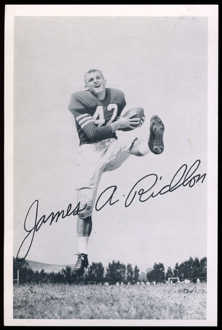 Jim Ridlon 1957 49ers Team Issue football card